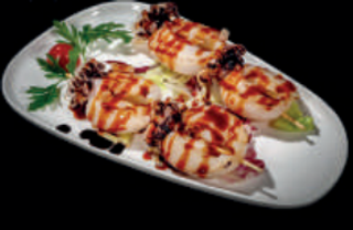 186A Spiedini di seppie 4 pezzi