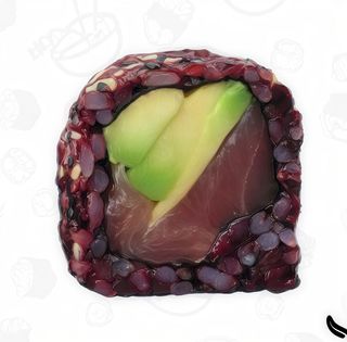 146. Uramaki black tonno