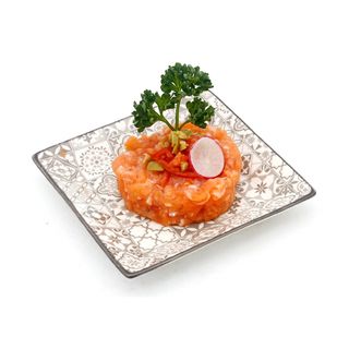 109a.Tartare salmone alla mediterranea
