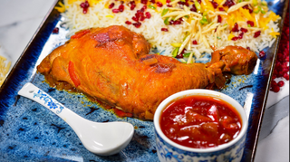 Pollo e bacche di crespino rosso