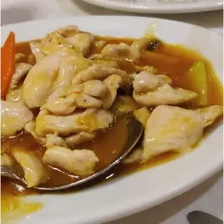 Pollo Con Bambú Y Setas Chinas