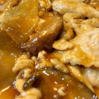 008 - Pollo Bambù Funghi Chicken with Bamboo and Mushrooms 双冬鸡