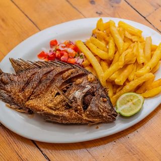 Fish Dry -Fry with French Fries