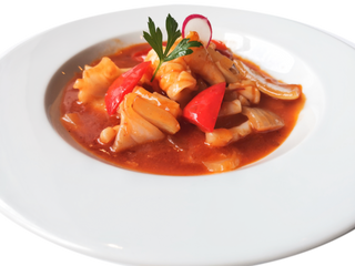 52 Calamari in salsa picante