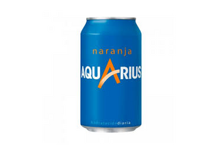 AQUARIUS NARANJA BOTE