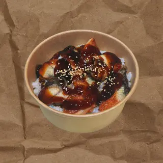 72. Anguila Sobre Arroz Con Salsa Teriyaki