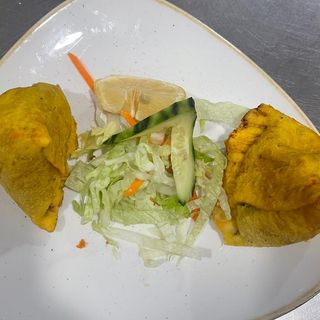 Samosa de verdura ( Vegetable samosa)