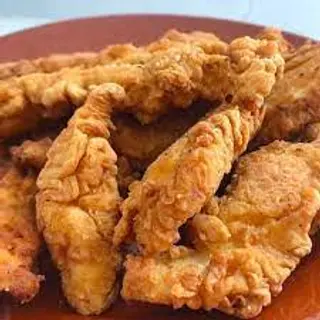 Tiras de  Pechugas Kentucky con Patatas
