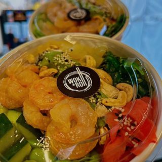 Pokebowl z krewetkami