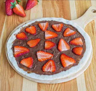 Pizza de Chocolate Vegan
