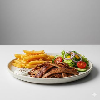 Plato De Shawarma (Pequeño)