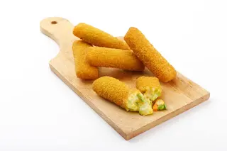 Bastoncini di formaggio e verdure