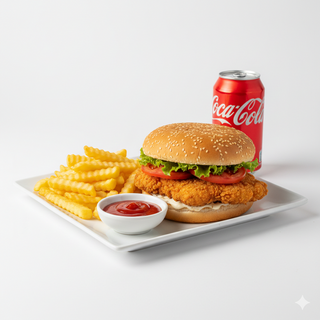 Menú Hamburguesa De Pollo