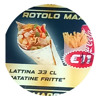 Menu rotolo max