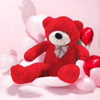 Miś pluszowy XXXL czerwony 