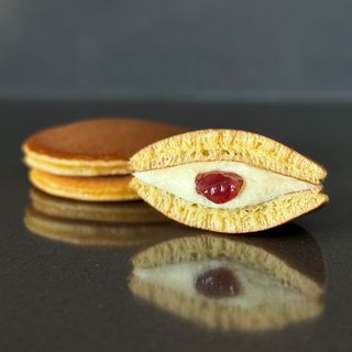 Dorayaki Premium Chocolate blanco y frambuesa