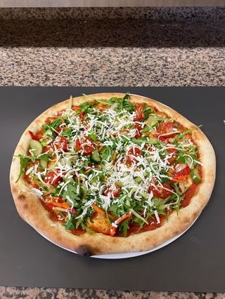 Pizza vegană mica