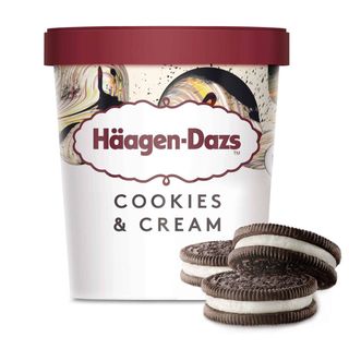 Gelado Haagen Dazs Cookies & Cream 100ml