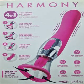 Harmony Succionador Vaginal Recargable Multifunción