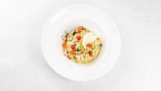 Rižoto piletina povrće