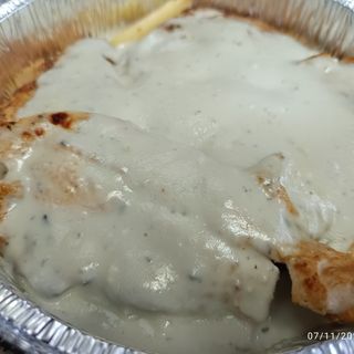 Ración lomo al roque y papas