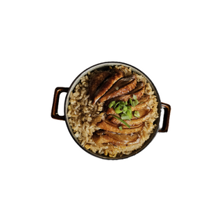 Arroz frito con pato