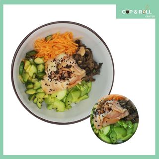 Бибимбап със сьомга