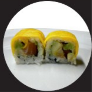 65 Aguacate Y Salmón Con Mango (8 Uds.)