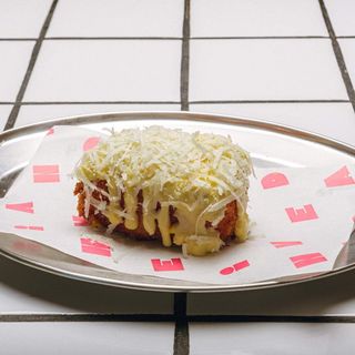 Suppli di pasta mac & cheese