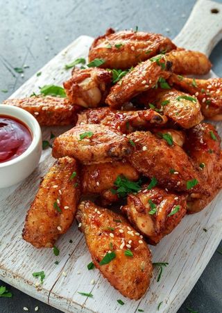 Пікантні Кур'ячі крильця ( порція 5 шт )