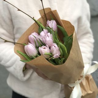 Букет 7 тюльпанів Дабл Прайс