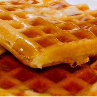 Gofre de dulce de leche