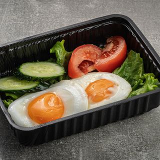 Глазунья из двух яиц