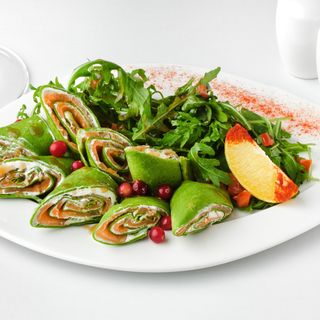 Шпинатні млинці