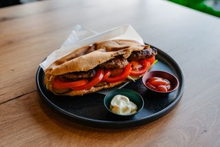 Kiftele kebab de (lipie/chifla)