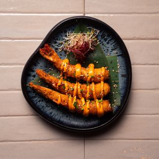 King Prawns In Crunchy Batter