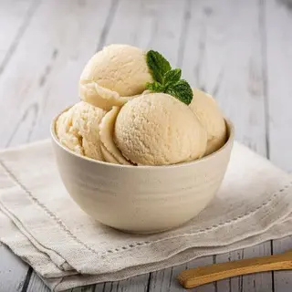 helado de vainilla