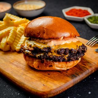 Double Stack Cheeseburger