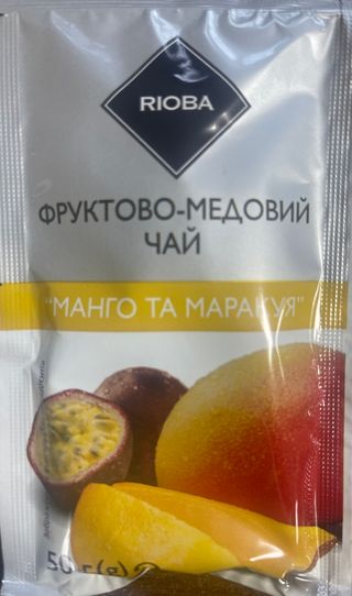 Фруктово - медовий чай « Манго та маракуя » 50 гр .