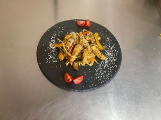 Լապշա հավի կրծքամսով