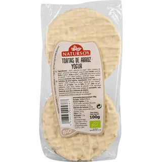 Tortas De Arroz Yogur Natursoy 100Gr