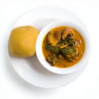 Ogbono Soup + 1 Protein + 1 Swallow