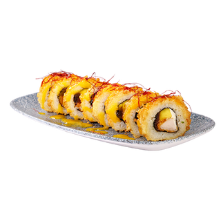 Chrupiące uramaki z kurczakiem i mango 6 szt.