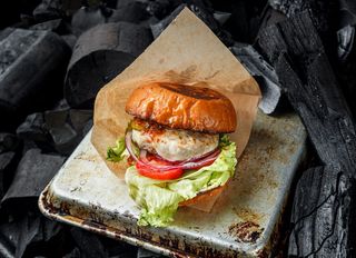 Бургер з мармуровою яловичиною