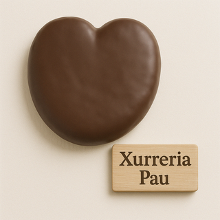 Palmera bañada en chocolate