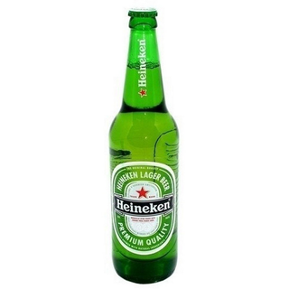 Heineken en botella de vidrio 
