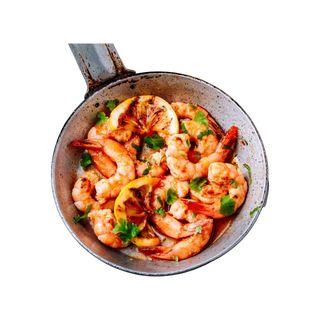 Garlic chilli prawn