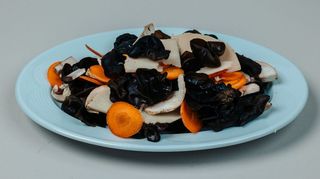 102. Пържени гъби и бамбук