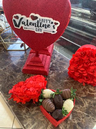 Coffret Petit Coeur Fraises Au Chocolat