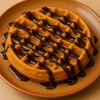 Gofre Con Chocolate